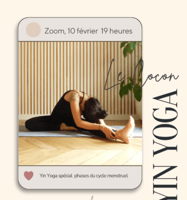 Cours de Yin yoga Zoom